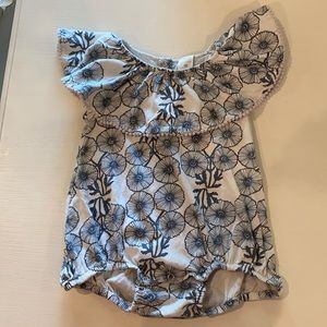 Floral onesie